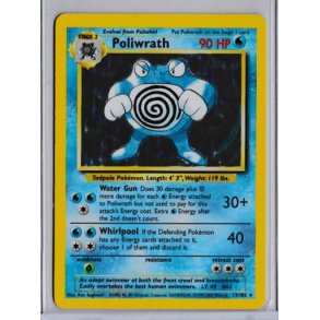 Poliwrath Holo Rare (brugt)