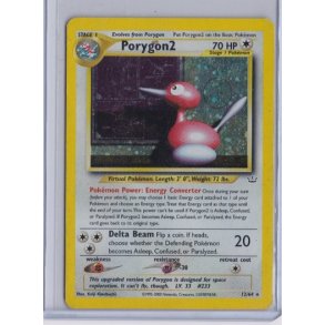 Porygon2 Holo Rare (brugt)
