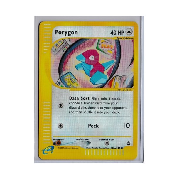 Porygon Reverse Holo (brugt)