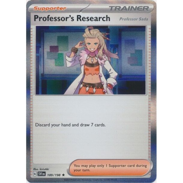Professor's Research Holo Rare
