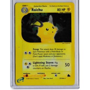 Raichu Reverse Holo (brugt)