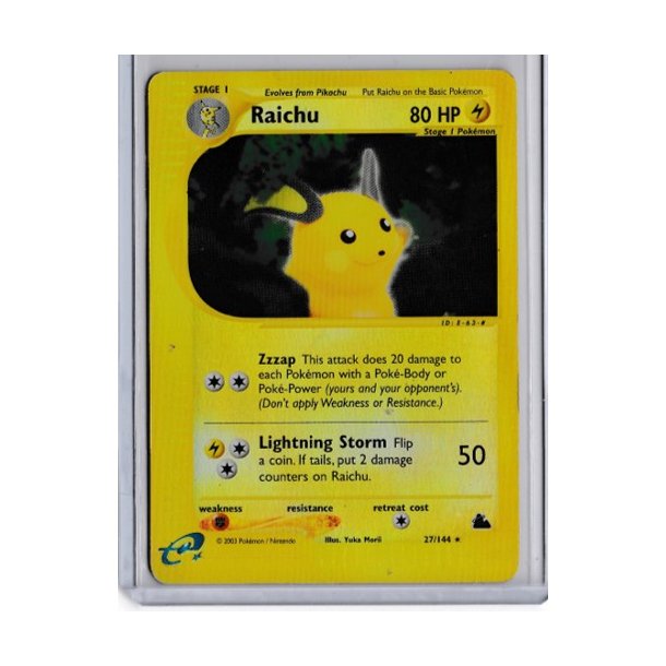 Raichu Reverse Holo (brugt)