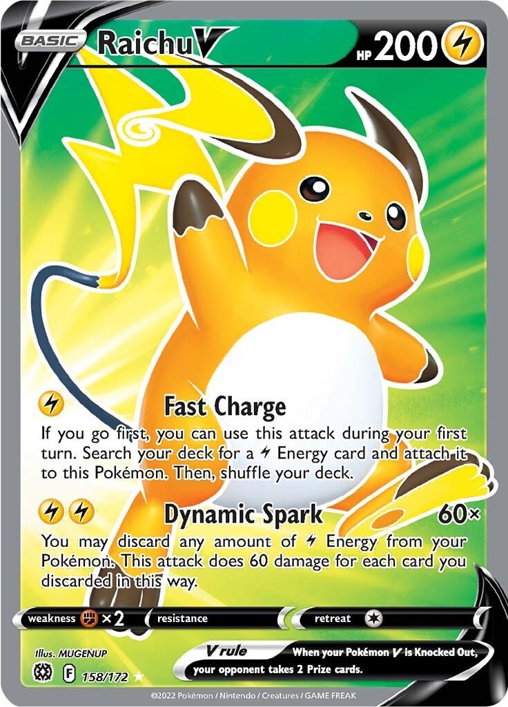 Raichu Full Art V Full Art V