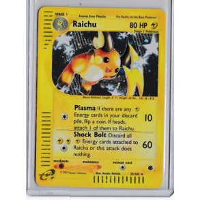 Raichu Reverse Holo Rare (brugt)