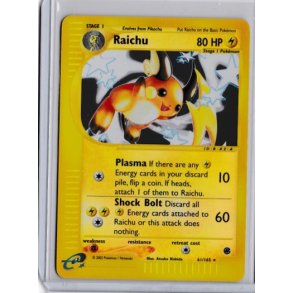 Raichu Holo Rare (brugt)
