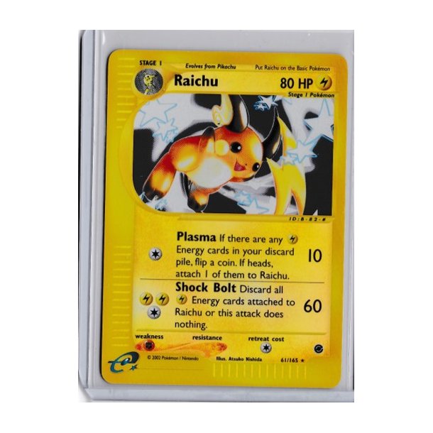 Raichu Holo Rare (brugt)