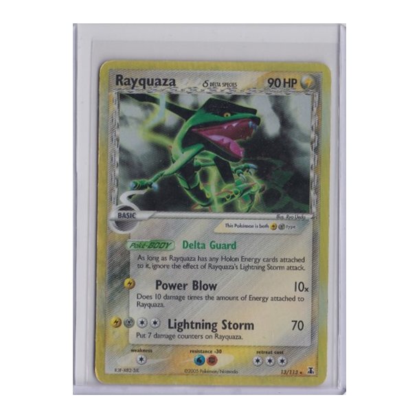 Rayquaza Holo Rare (brugt)