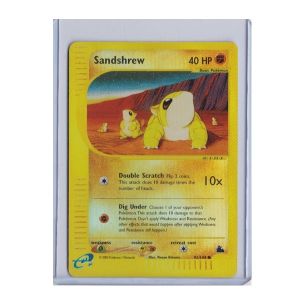 Sandshrew Reverse Holo (brugt)