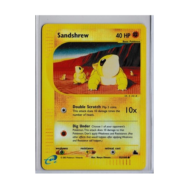 Sandshrew Reverse Holo (brugt)