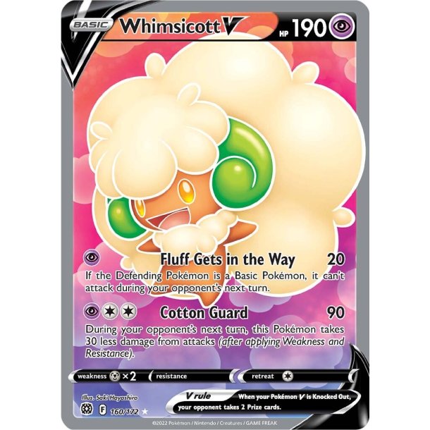 Whimsicott Full Art V