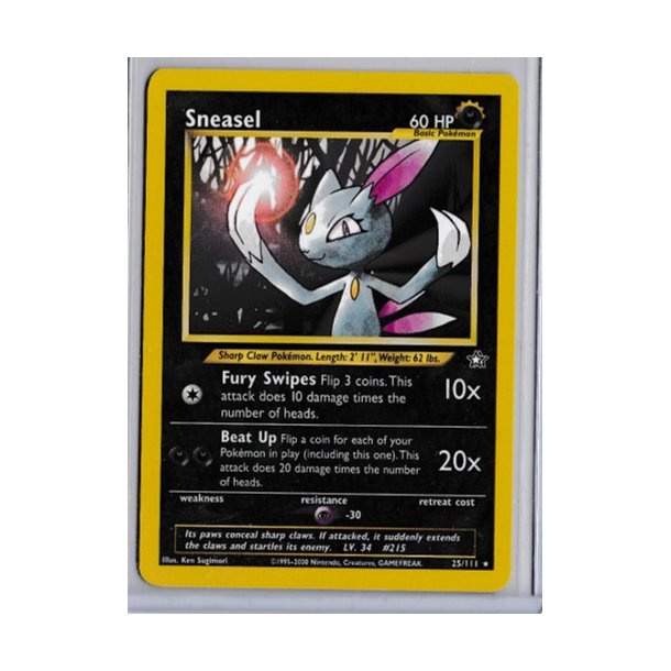 Sneasel 1st Edition (brugt)