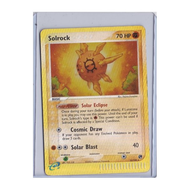 Solrock Reverse Holo (brugt)