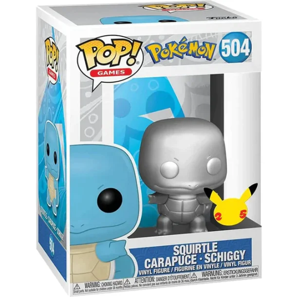 Funko! POP Vinyl Pokemon Squirtle (Metallic)