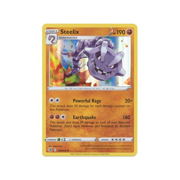 Steelix Holo Rare