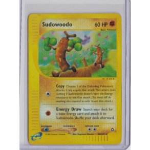 Sudowoodo Reverse Holo Rare (brugt)
