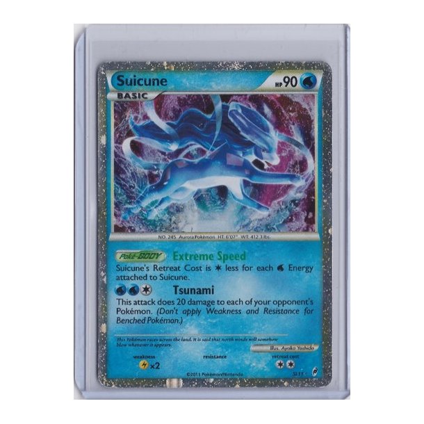 Suicune Holo Rare (brugt)