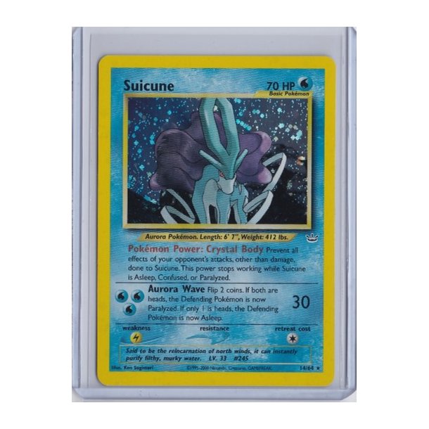 Suicune Holo Rare (brugt)
