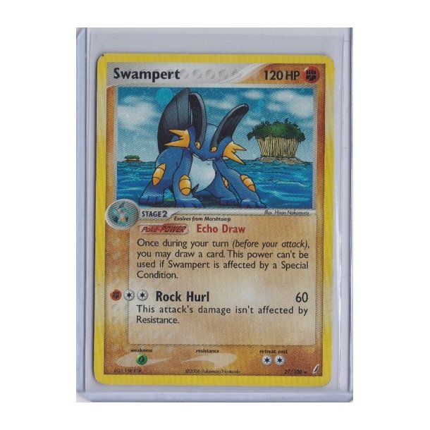 Swampert Holo Rare (brugt)