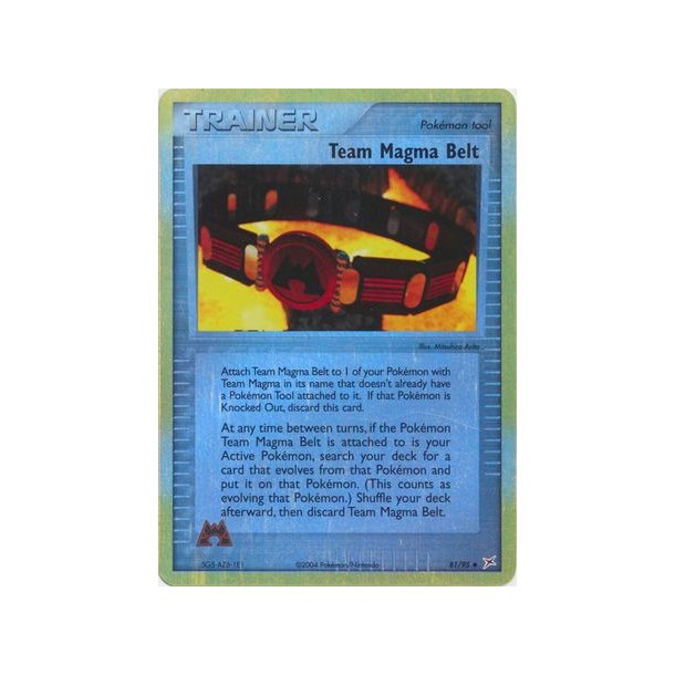 Team Magma Belt Holo