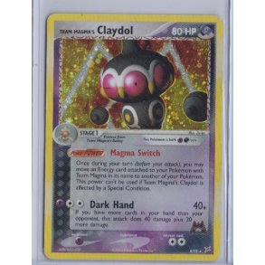 Team Magma's Claydol Holo Rare (brugt)