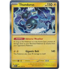 Thundurus Holo Rare