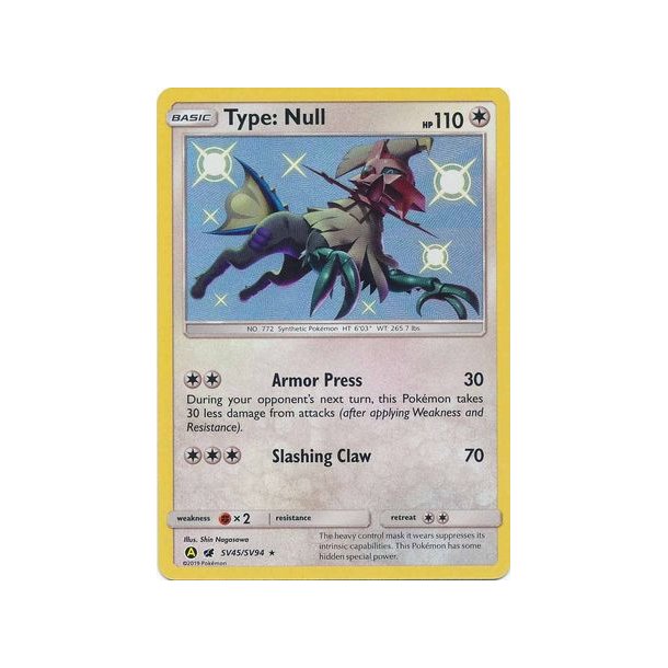 Type Null Shiny Rare Specielle