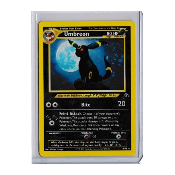 Umbreon Holo Rare (brugt)