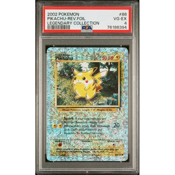 Pikachu Reverse Foil - PSA 4