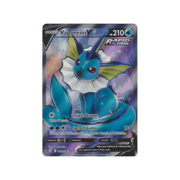 Vaporeon Full Art V