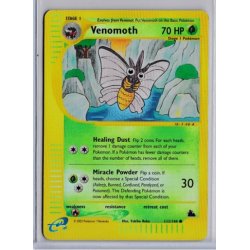 Venomoth Reverse Holo Rare (brugt)