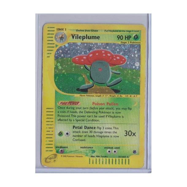 Vileplume Holo Rare (brugt)