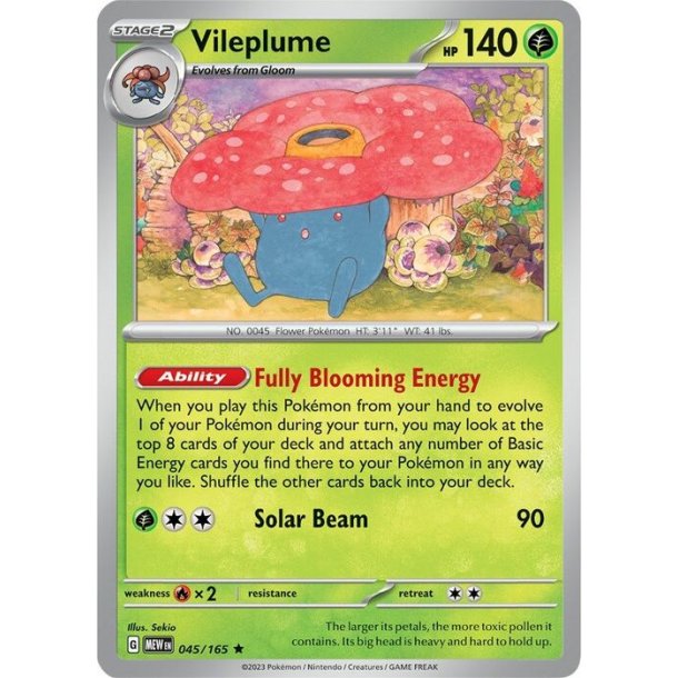 Vileplume Holo Rare