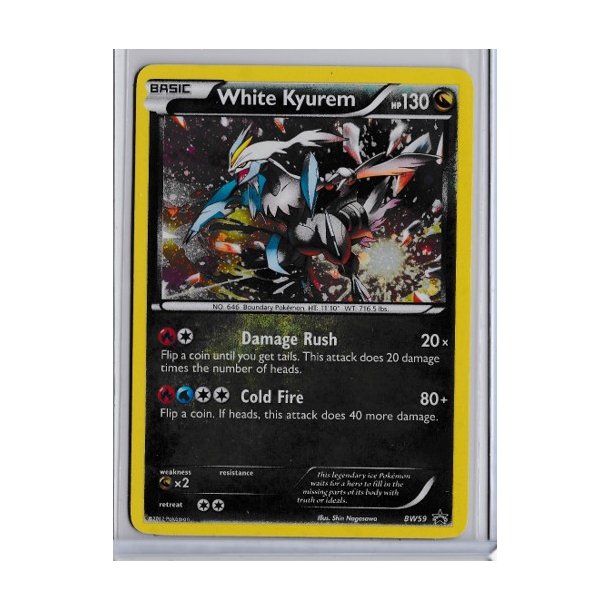 White Kyurem Holo Rare (brugt)
