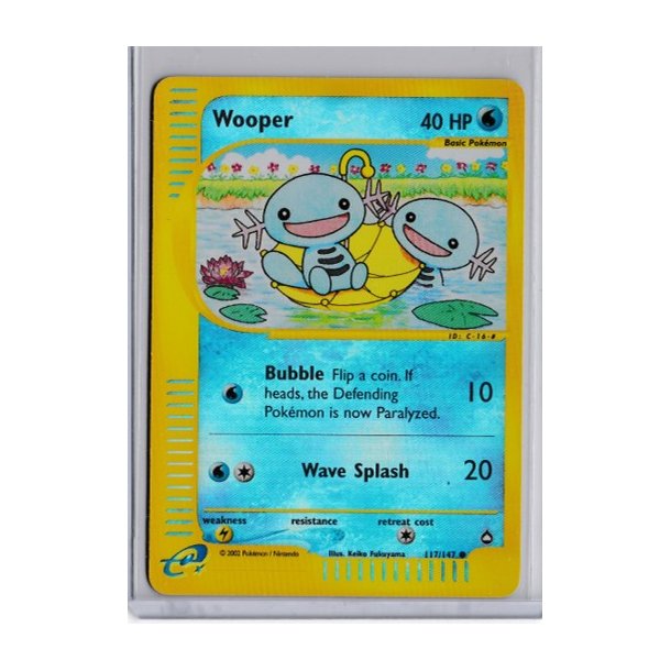 Wooper Reverse Holo (brugt)