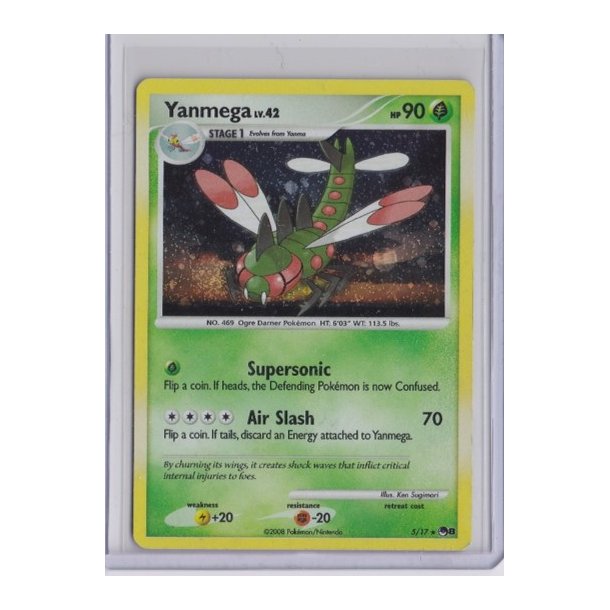 Yanmega Holo Rare (brugt)