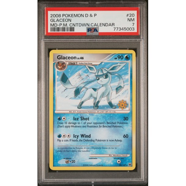 Glaceon (Stamp) - PSA 7
