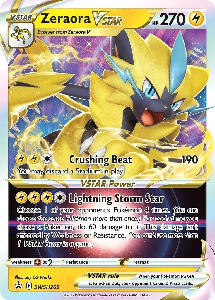 Zeraora Vstar Ex Gx V Pokemonshop