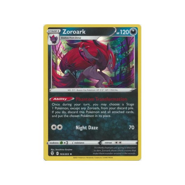 Zoroark Holo Rare