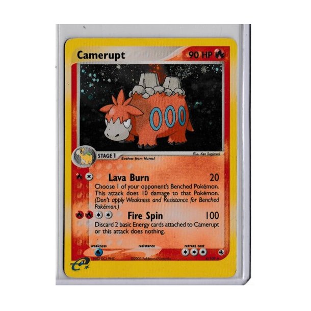 Camerupt Holo Rare (brugt)