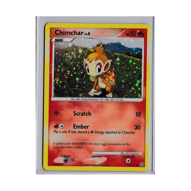 Chimchar Holo Rare (brugt)