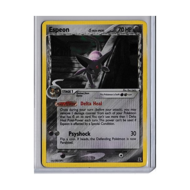 Espeon Holo Rare (brugt)