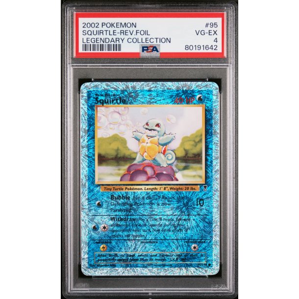 Squirtle Reverse Foil - PSA 4