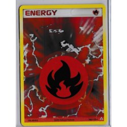 Fire Energy Holo Rare (brugt)