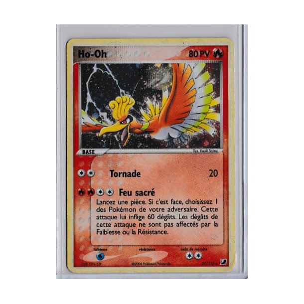 Ho-Oh Holo Rare (brugt)