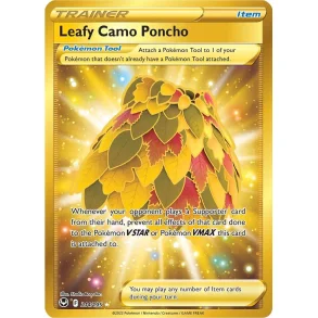 Leafy Camo Poncho Secret Rare 