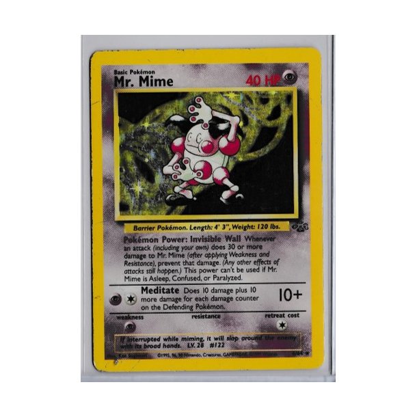 Mr. Mime Holo Rare (brugt)