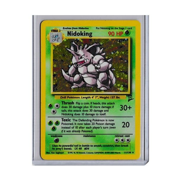 Nidoking Holo Rare (brugt)