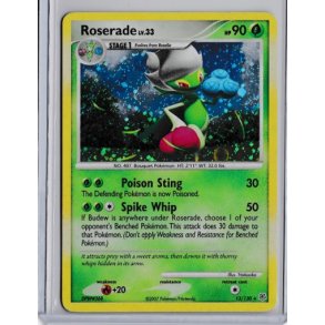 Roserade Holo Rare (brugt)
