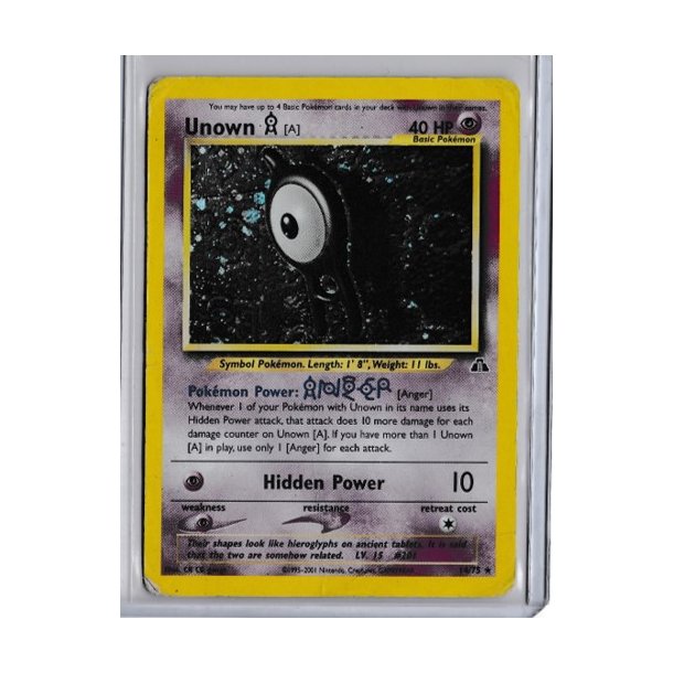 Unown A Holo (brugt)
