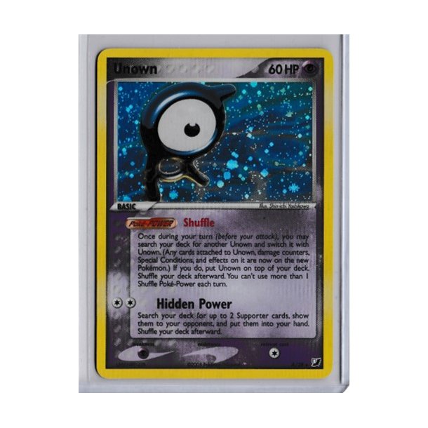 Unown Holo Rare (brugt)